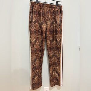 Urban Outfitters Men’s Brown and Gold Patterned Pants